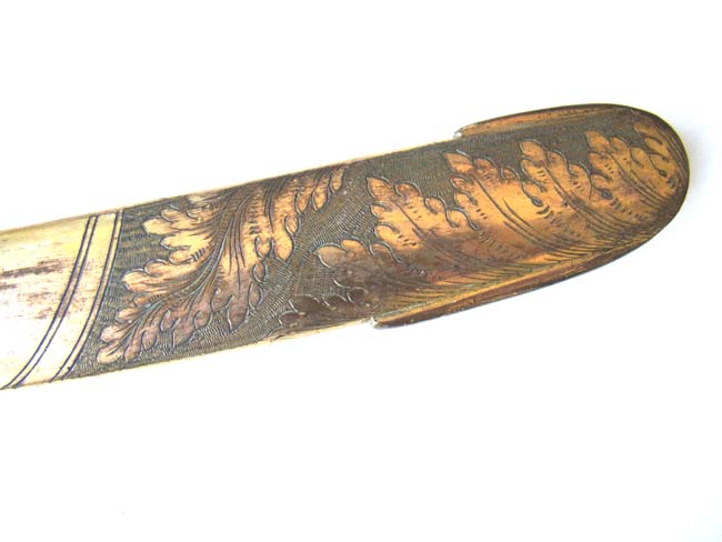 An Outstanding Militia Officer's Dress Saber with its' original engraved gilt brass Scabbard circa 1825 — image 7